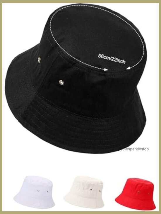 Cotton Packable Bucket Hat for Sun Protection Travel Beach Fishing main image 7